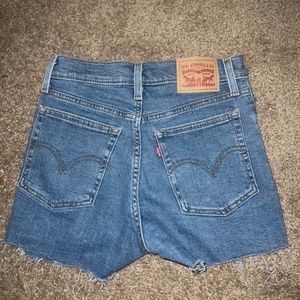 Women’s high rise jean shorts